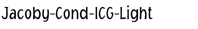 Jacoby Cond ICG Light.ttf