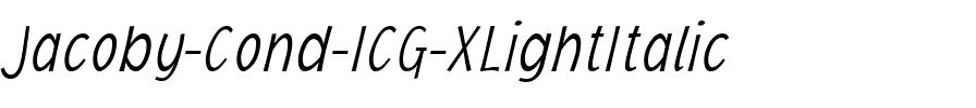Jacoby Cond ICG XLightItalic.ttf