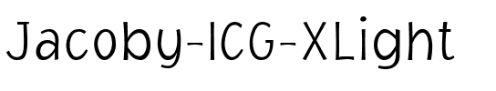 Jacoby ICG XLight.ttf