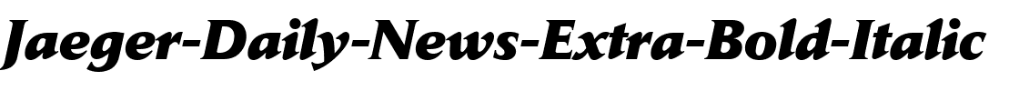 Jaeger Daily News Italic.ttf