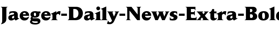 Jaeger Daily News Regular.ttf
