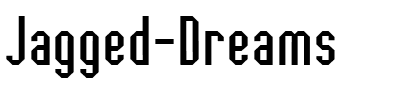 Jagged Dreams Regular.ttf