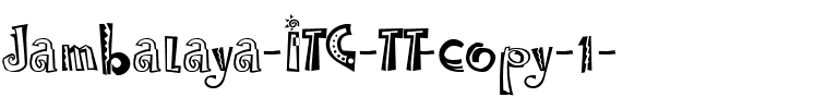 Jambalaya ITC TT Roman.ttf