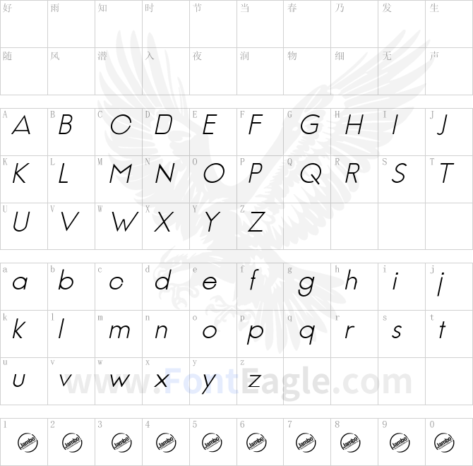 Jambetica-LightItalic