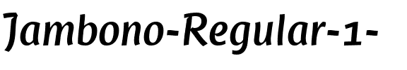 Jambono Regular Regular.ttf
