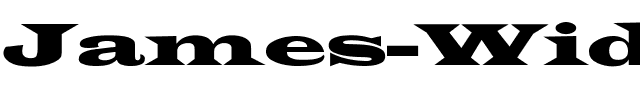 James-WideExt-Normal Regular.ttf