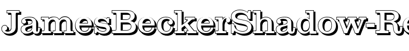 JamesBeckerShadow Regular.ttf