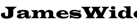 JamesWideCnd-No Regular.ttf