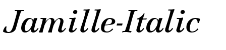 Jamille Italic.ttf