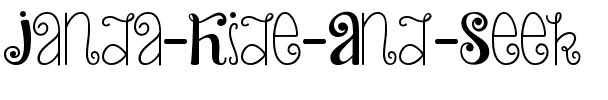 Janda Hide And Seek Regular.ttf