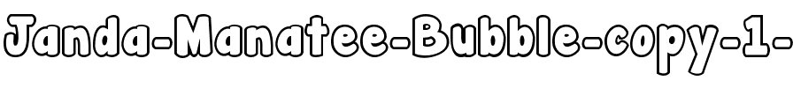 Janda Manatee Bubble Regular.ttf