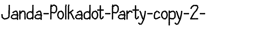 Janda Polkadot Party Regular.ttf
