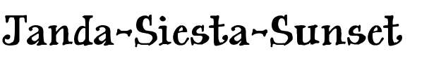 Janda Siesta Sunset Regular.ttf