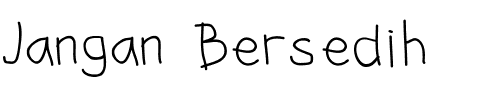 Jangan Bersedih Regular.ttf