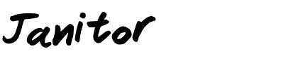 Janitor Regular.ttf