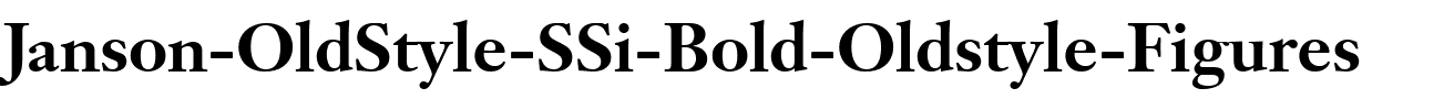 Janson OldStyle SSi Bold Oldstyle Figures.ttf