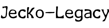 Jecko Legacy Regular.ttf