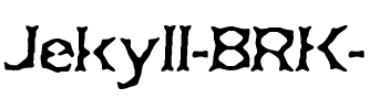 Jekyll (BRK) Regular.ttf