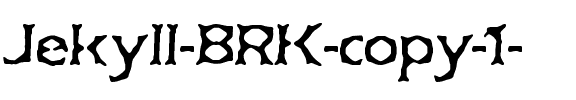 Jekyll BRK Regular.ttf