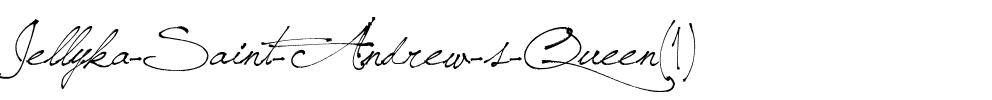 Jellyka, Saint-Andrew's Queen Normal.ttf