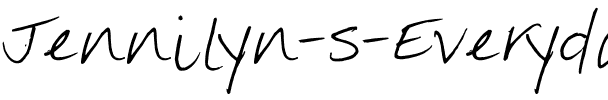 Jennilyn's Everyday Regular.ttf