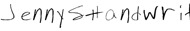 Jenny’s Handwriting Regular.ttf
