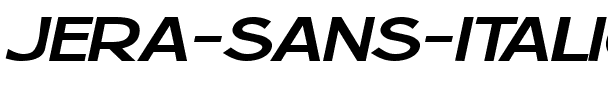Jera Sans Italic JL Regular.ttf