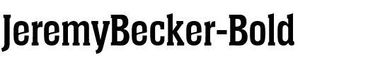 JeremyBecker Bold.ttf
