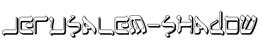 Jerusalem Shadow Shadow.ttf