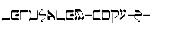 Jerusalem Regular.ttf