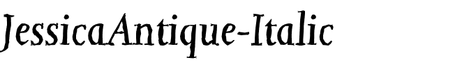 JessicaAntique Italic.ttf