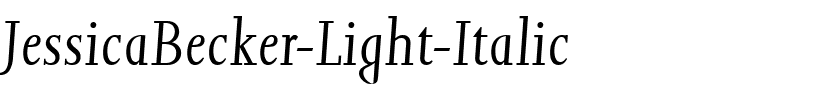 JessicaBecker-Light Italic.ttf