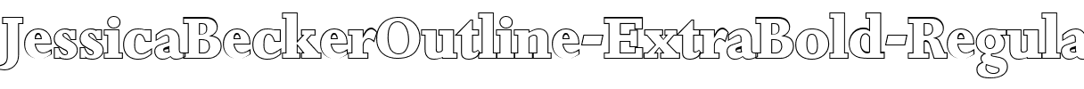 JessicaBeckerOutline-ExtraBold Regular.ttf