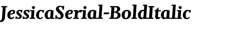 JessicaSerial BoldItalic.ttf