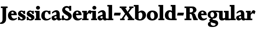 JessicaSerial-Xbold Regular.ttf