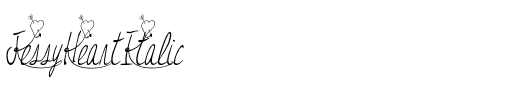 JessyHeart Italic.ttf