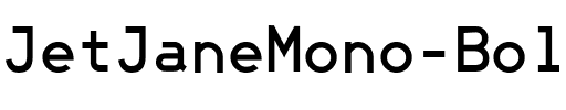 JetJaneMono Bold.ttf