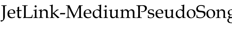 JetLink MediumPseudoSong Regular.ttf