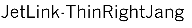JetLink ThinRightJang Regular.ttf