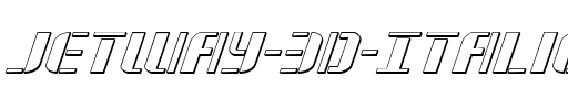 Jetway 3D Italic Italic.ttf