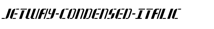 Jetway Condensed Italic Condensed Italic.ttf