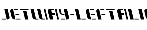 Jetway Leftalic Italic.ttf