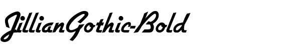 JillianGothic-Bold Regular.ttf