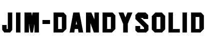 Jim DandySolid Regular.ttf