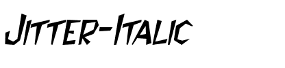 Jitter  Italic.ttf