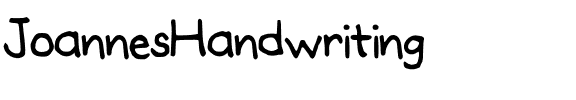 JoannesHandwriting Medium.otf