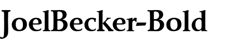 JoelBecker Bold.ttf