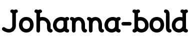 Johanna bold Johanna bold.ttf