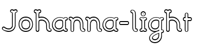Johanna light Johanna light.ttf