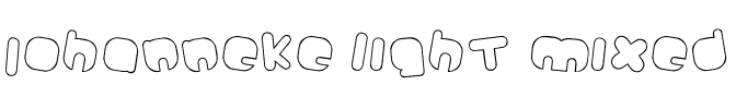 Johanneke Light Mixed Normal.ttf